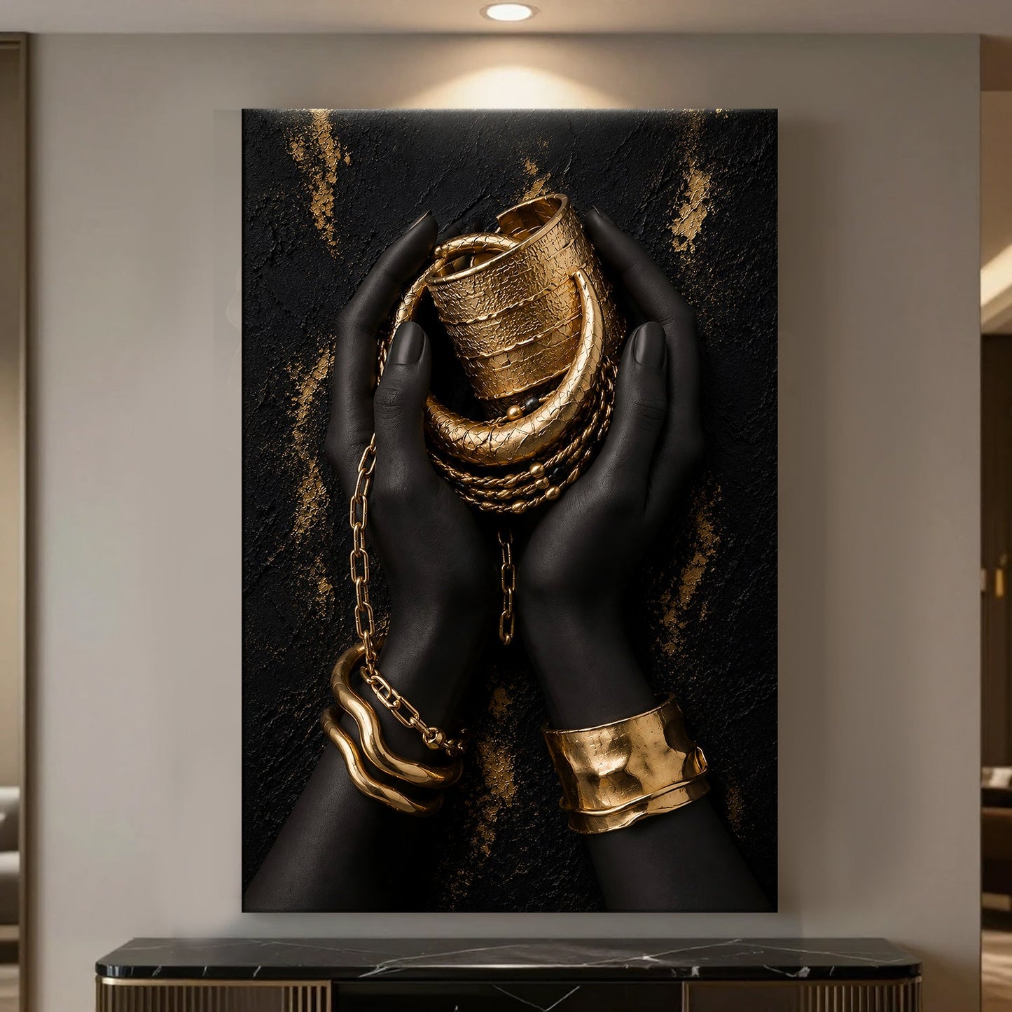 Golden Grace - canvas