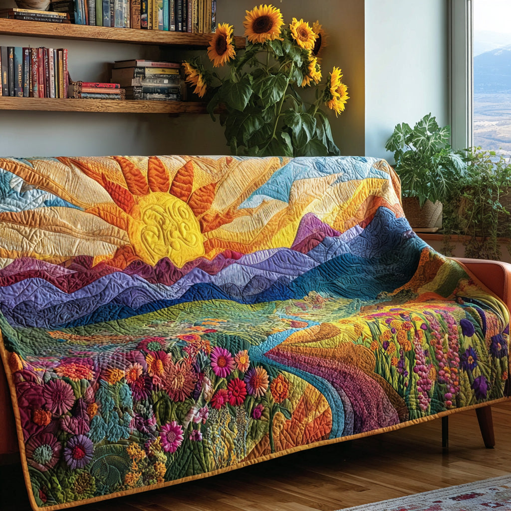 Golden Dawn Quilted Blanket - Baby (30" x 40") - Pack 1