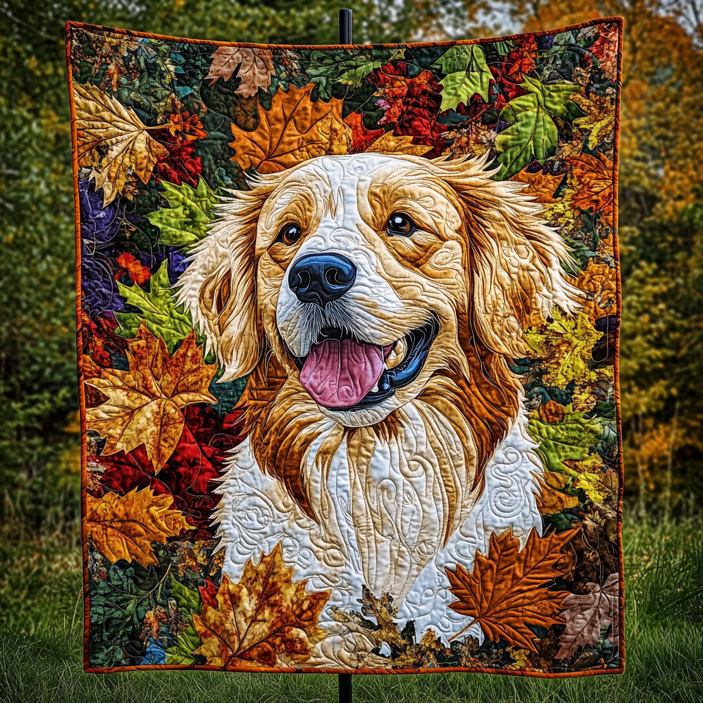 Golden Glade Quilted Blanket - Throw (55" x 60")