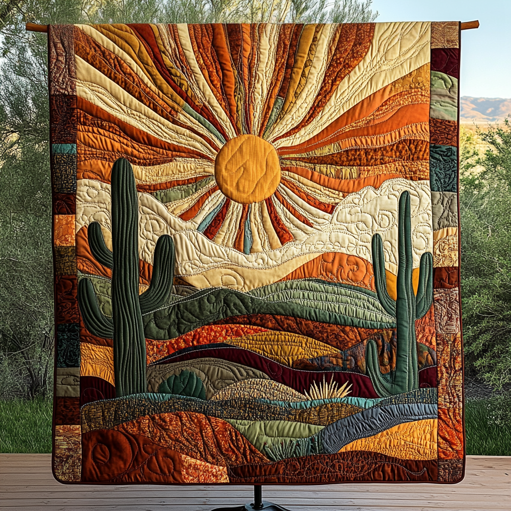 Golden Horizon Quilted Blanket - Baby (30" x 40")