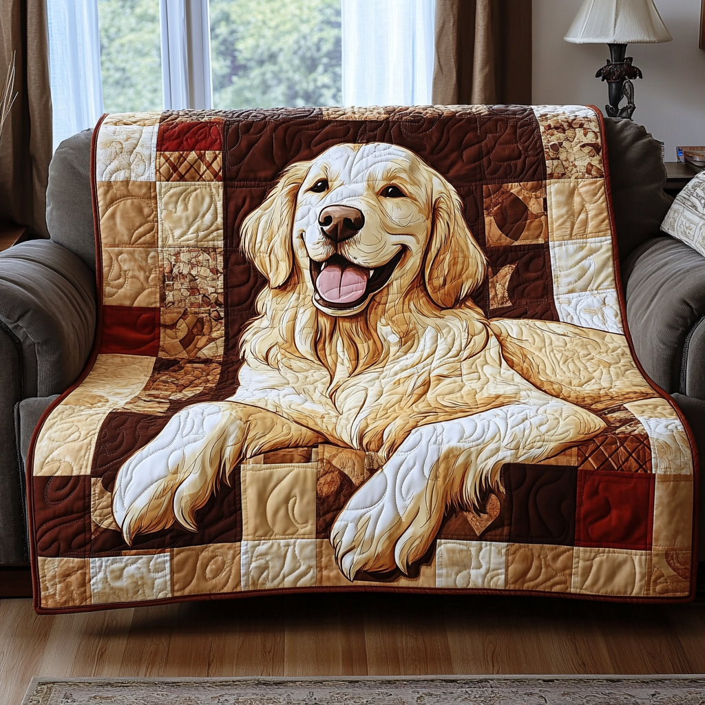 Golden Joy Quilted Blanket - Baby (30" x 40")