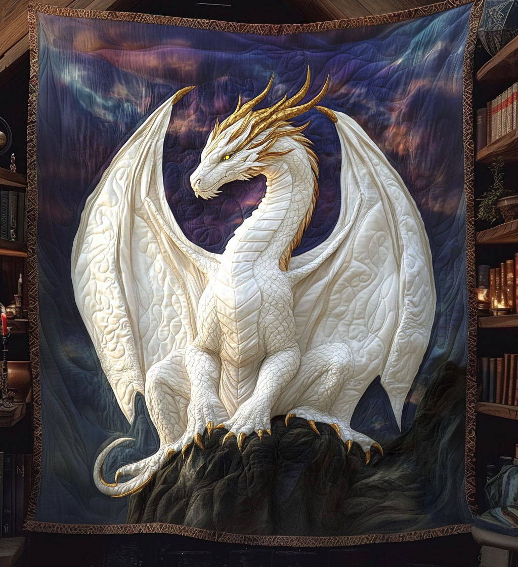 Golden King Quilted Blanket - Throw (55" x 60")