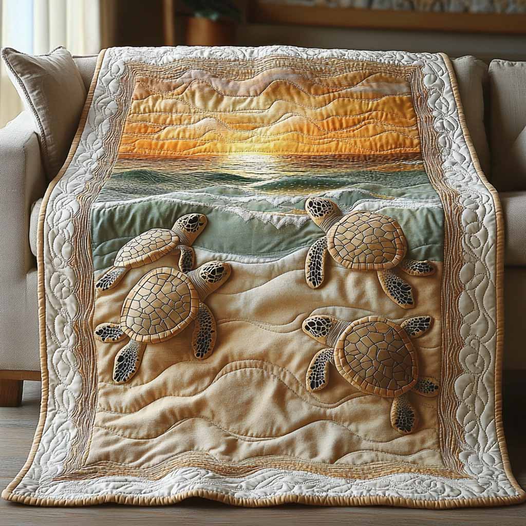 Golden Shore Quilted Blanket - Baby (30" x 40") - Pack 1