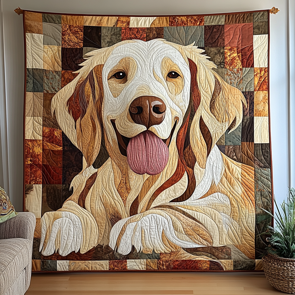 Golden Snuggle Quilted Blanket - Baby (30" x 40")