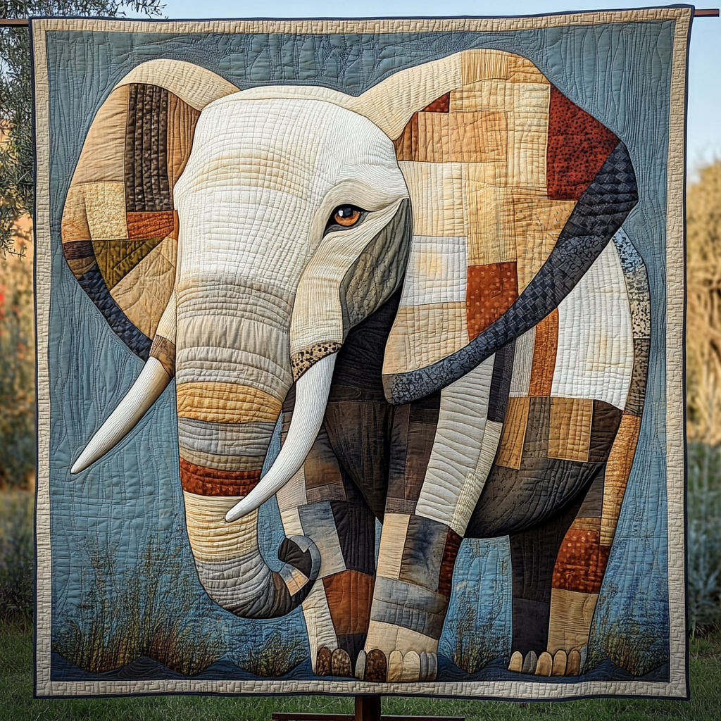 Graceful Footprints Quilted Blanket - Throw (55" x 60")