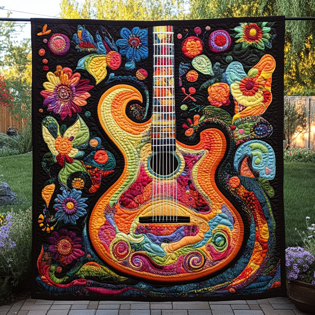Groove and Flow Quilted Blanket - Throw (55" x 60")
