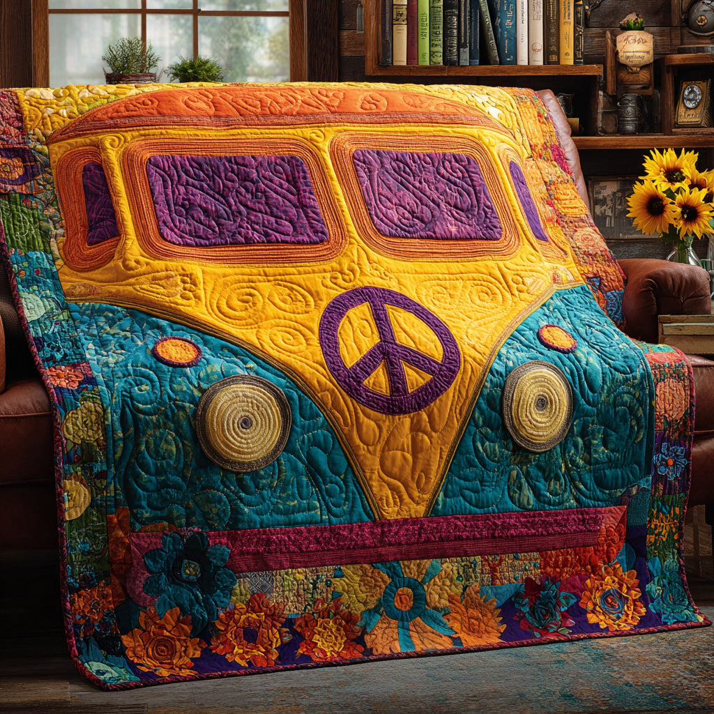 Groovy Wheels Quilted Blanket - Baby (30" x 40") - Pack 1