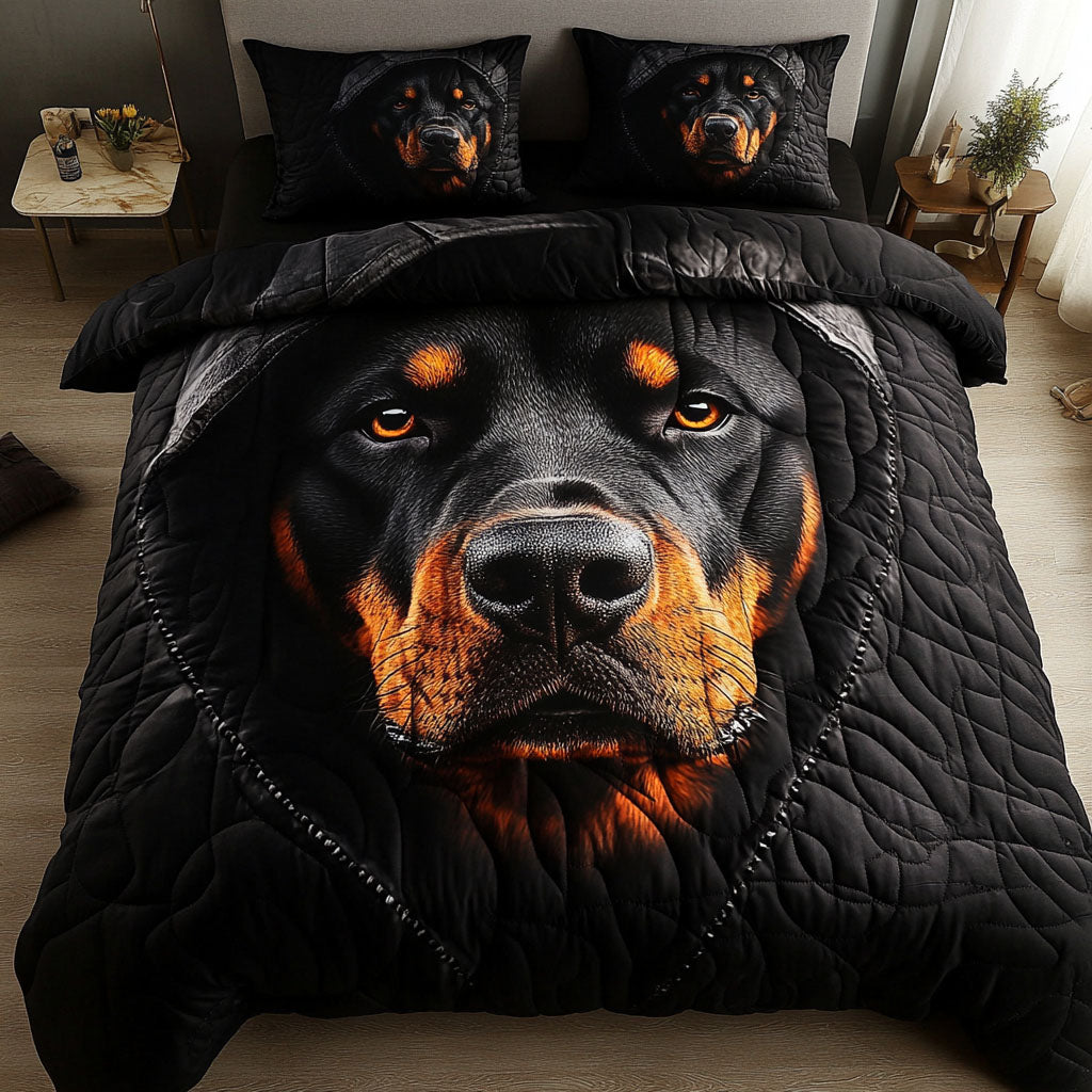 Guardian Spirit 3-Piece Quilted Bedding Set - Single (59" x 70")