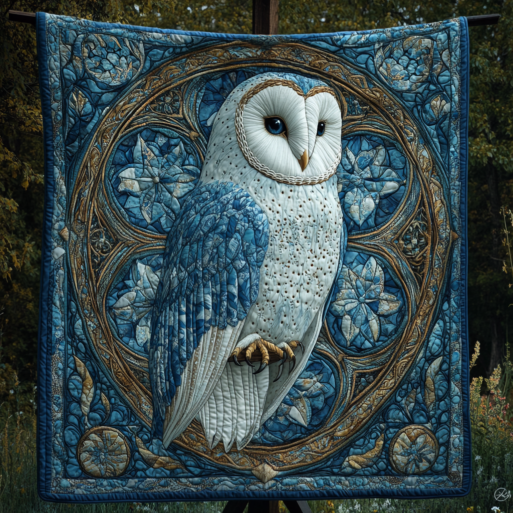 Guardian of the Woods Quilted Blanket - Throw (55" x 60")
