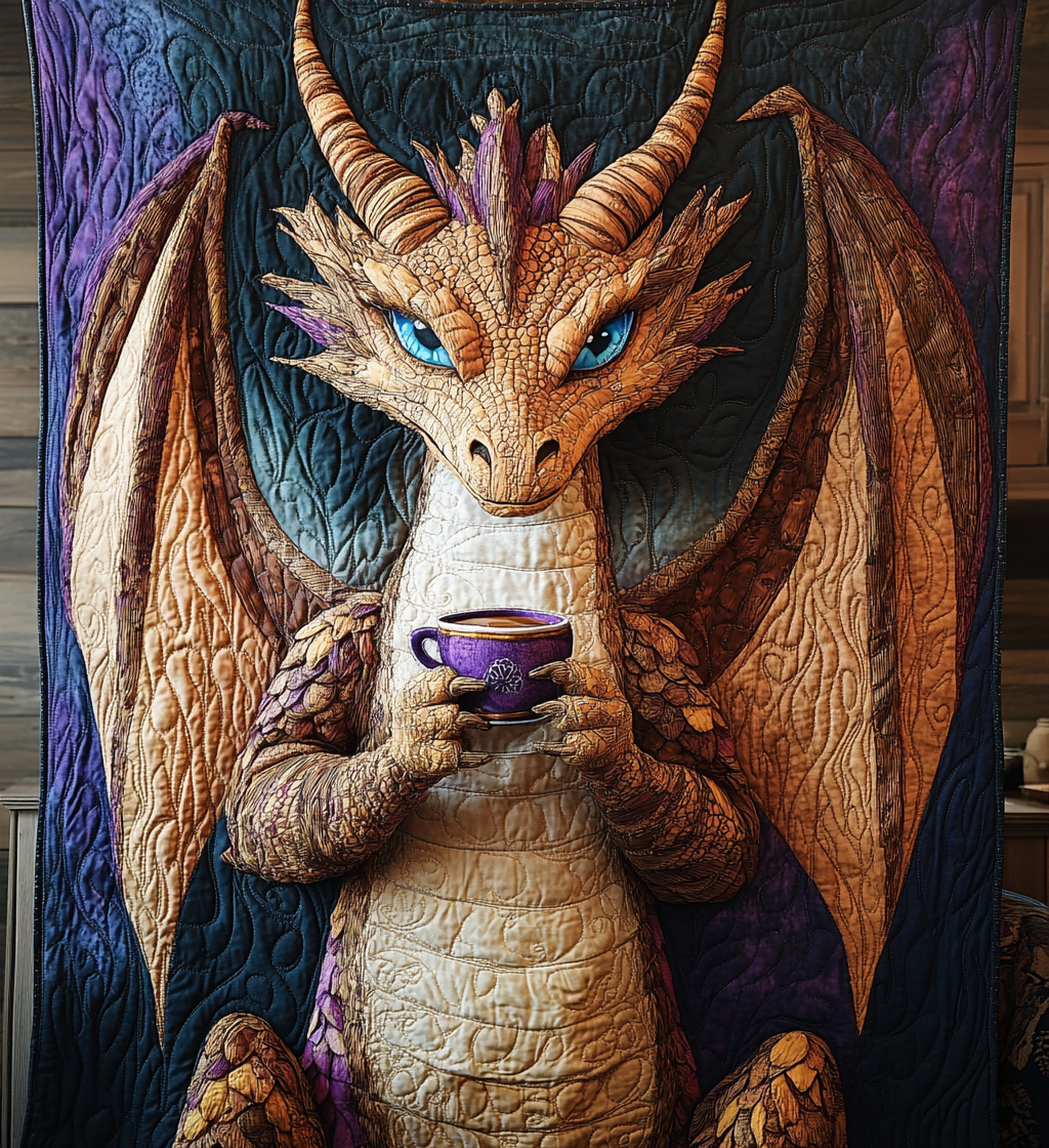 Guardians Awake Quilted Blanket - Throw (55" x 60")