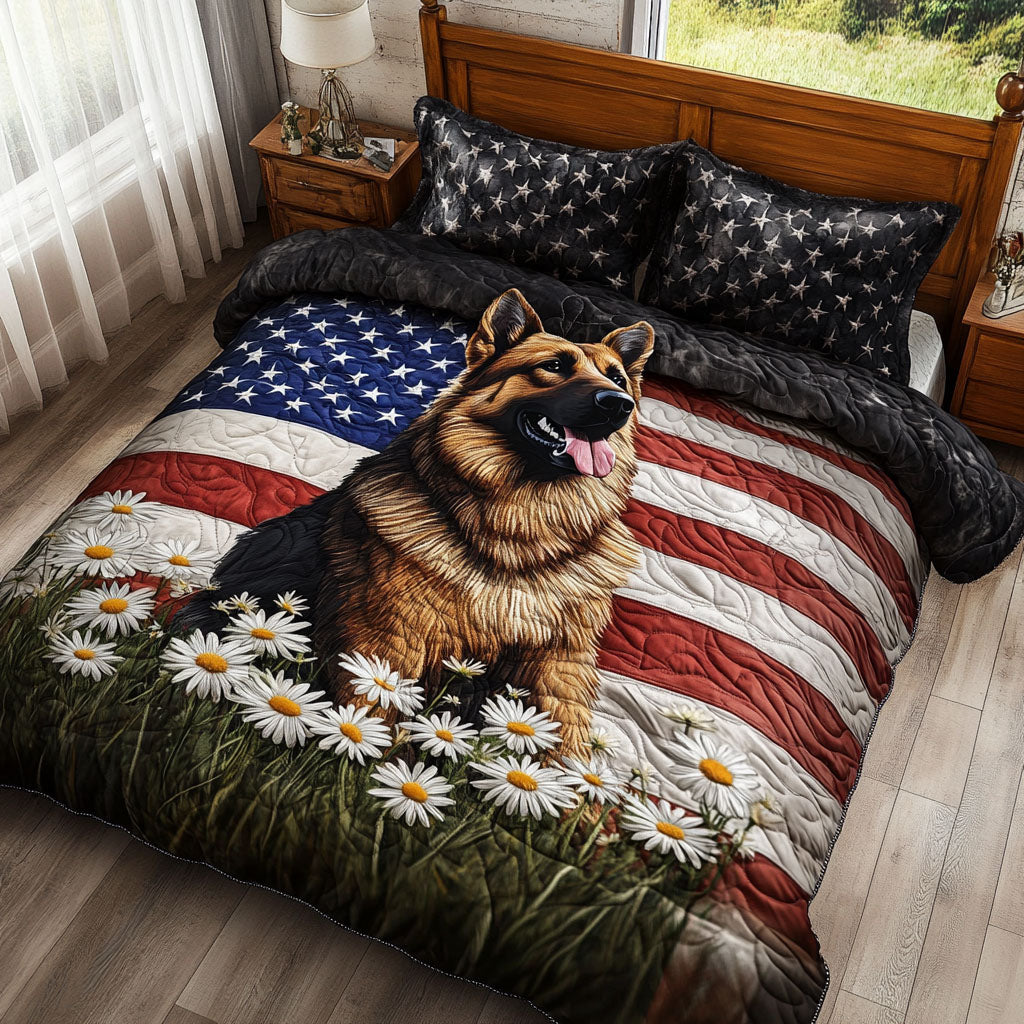 Guardians of Freedom 3-Piece Quilted Bedding Set - Single (59" x 70")