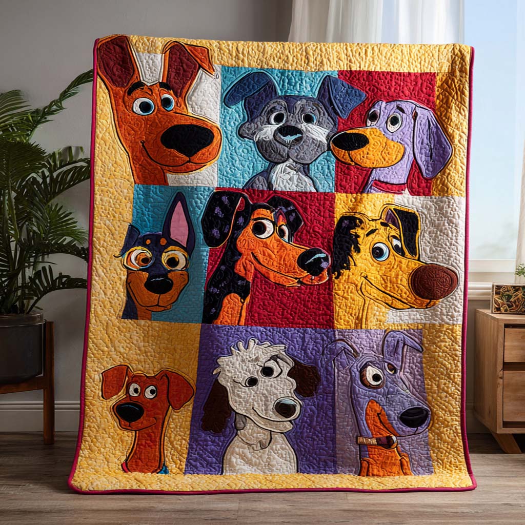 Happy Howlers Quilted Blanket - Baby (30" x 40") - Pack 1