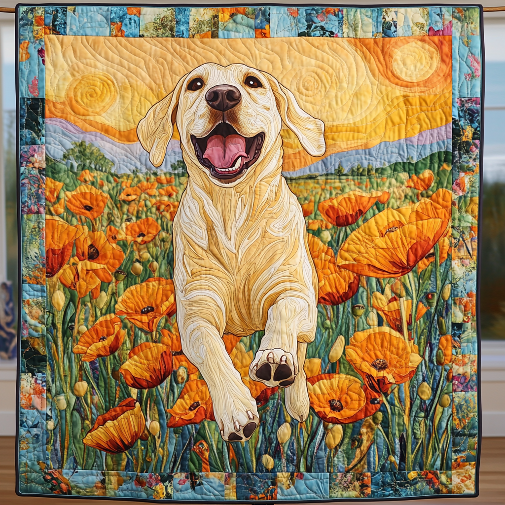 Happy Paws Quilted Blanket - Baby (30" x 40")