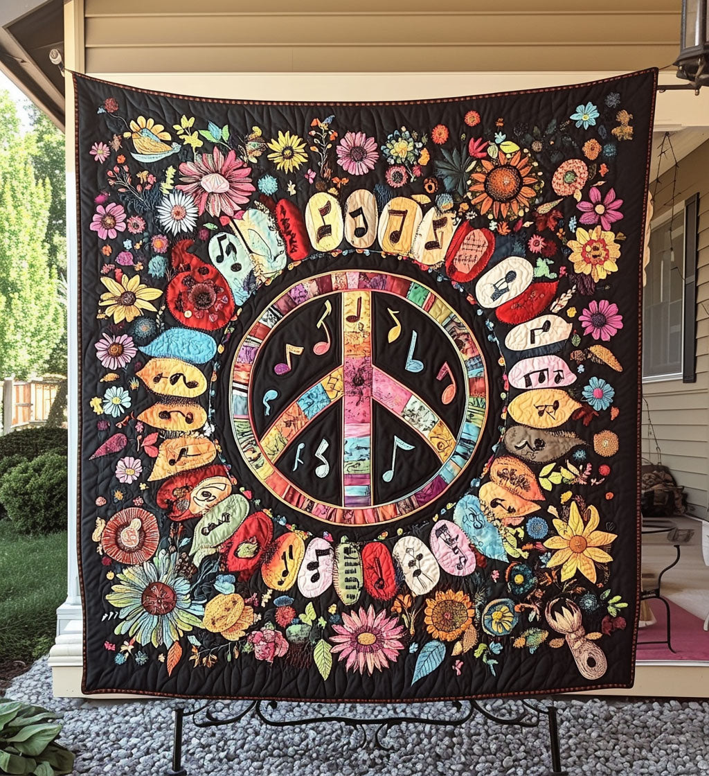Harmony Music Haven Quilted Blanket - Throw (55" x 60")