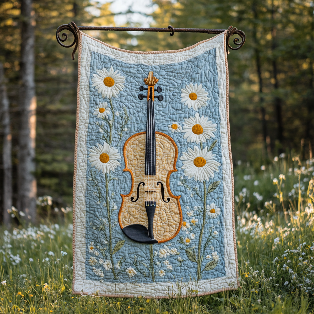 Harmony in Bloom Quilted Blanket - Throw (55" x 60")