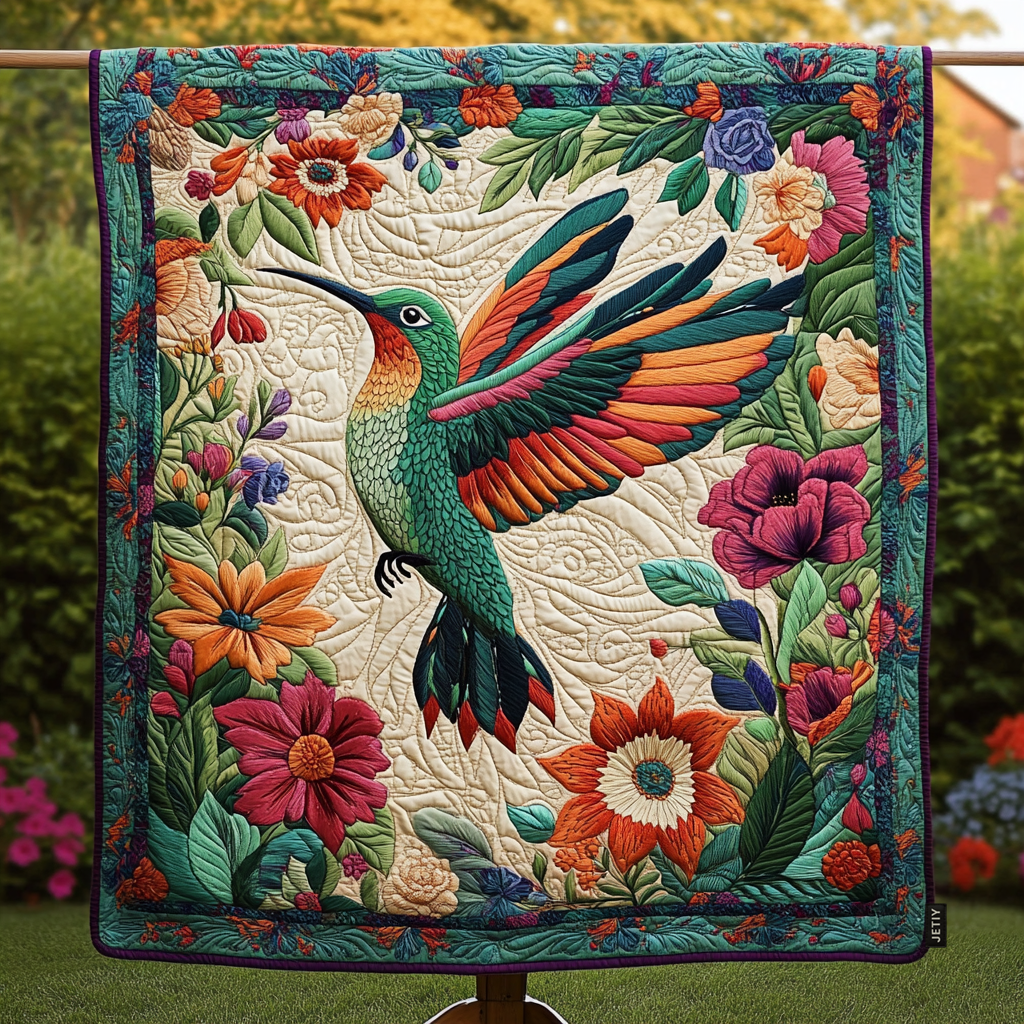 Harmony in Flight Quilted Blanket - Baby (30" x 40")