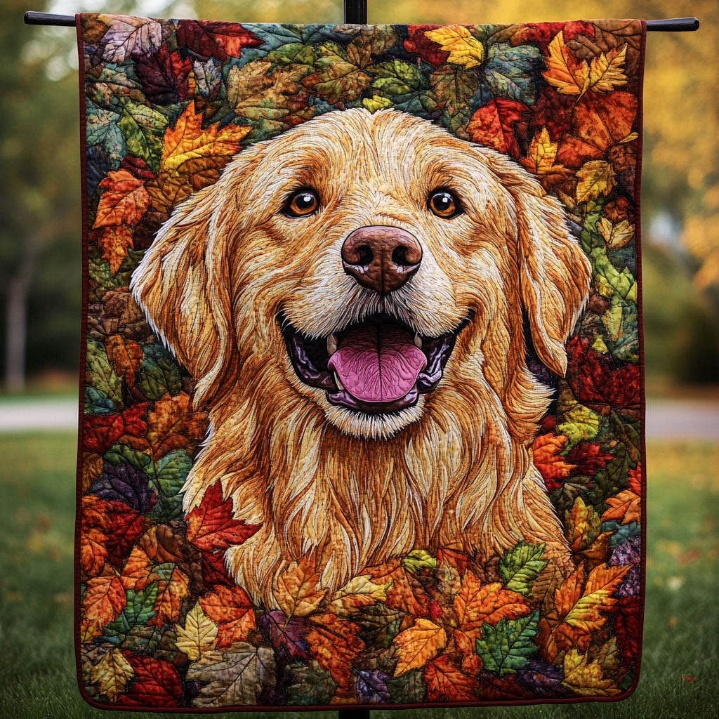 Harvest Hound Quilted Blanket - Throw (55" x 60")