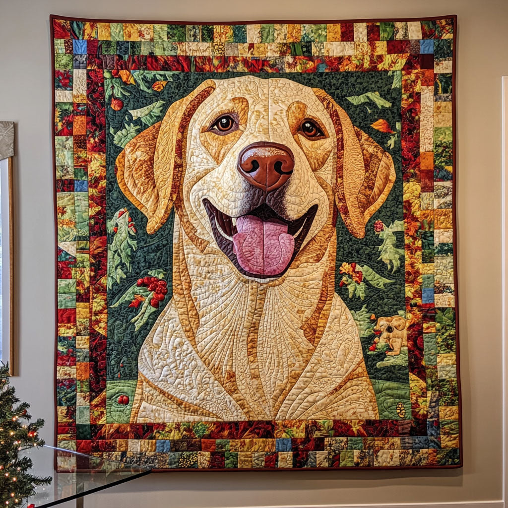 Heart of Gold Quilted Blanket - Throw (55" x 60")