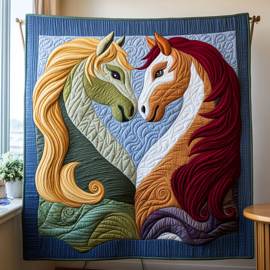 Hearts in the Saddle Quilted Blanket - Baby (30" x 40")