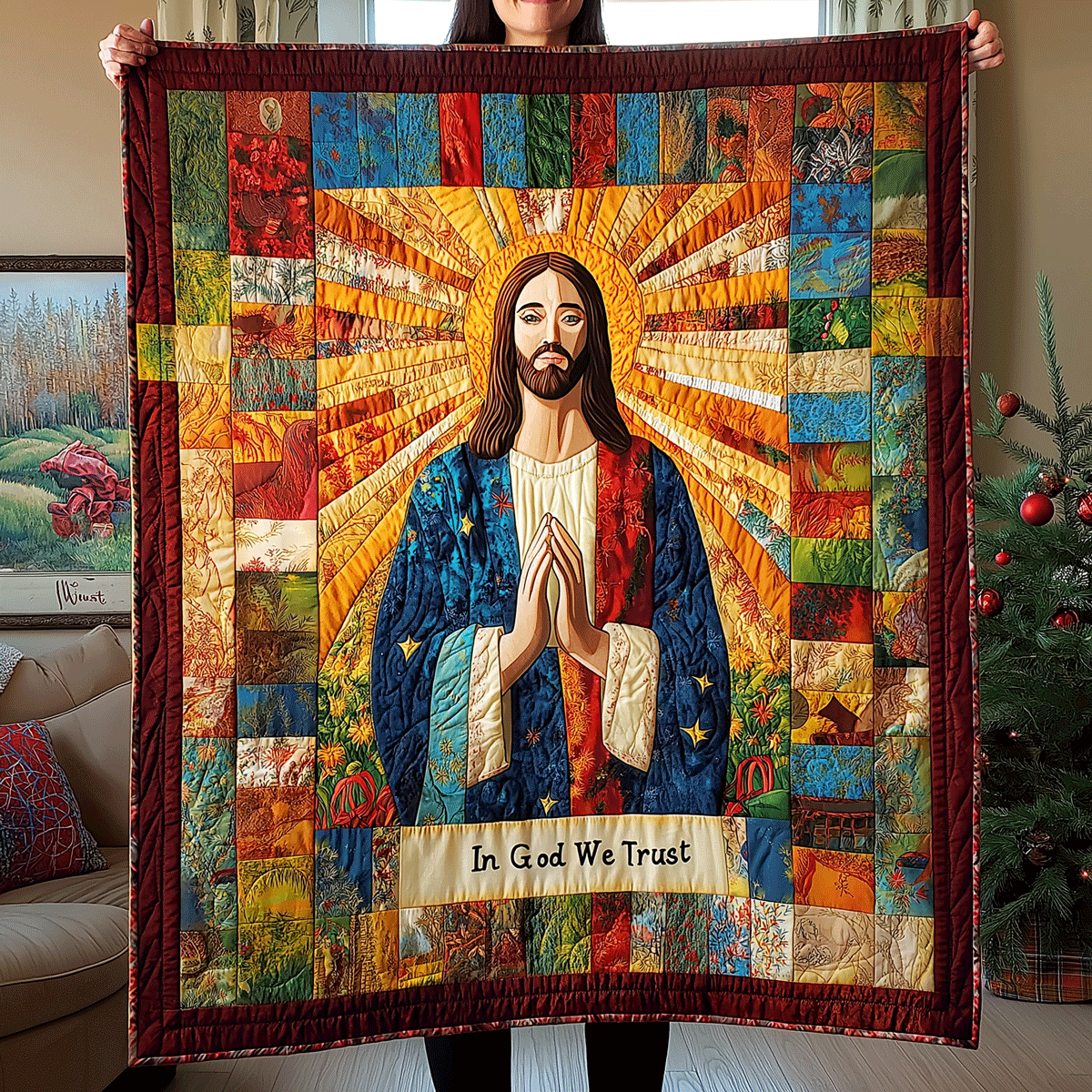 Heavenly Comfort Quilted Blanket - Throw (55" x 60")