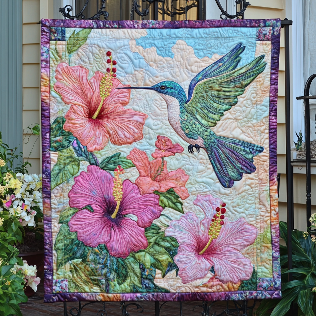 Heavenly Hover Quilted Blanket - Throw (55" x 60")