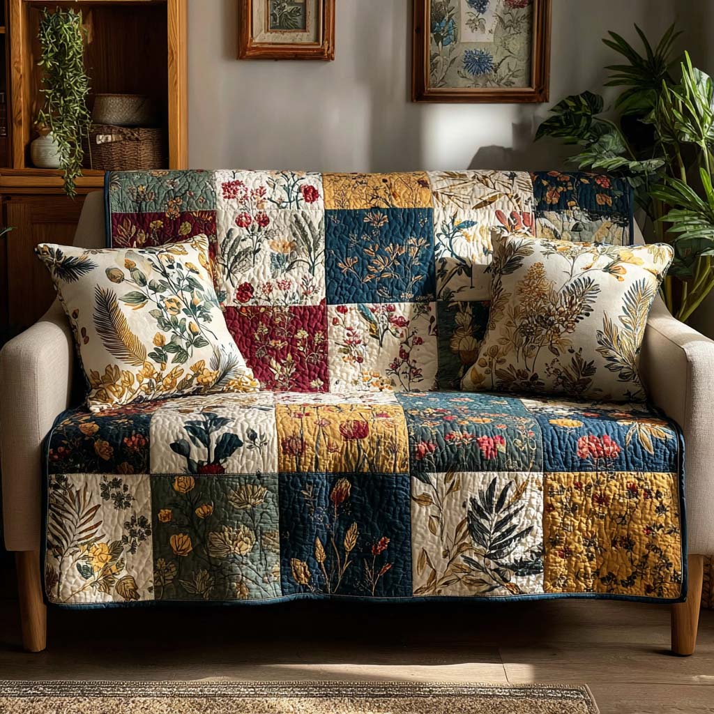 Heirloom Petals Quilted Blanket - Baby (30" x 40") - Pack 1