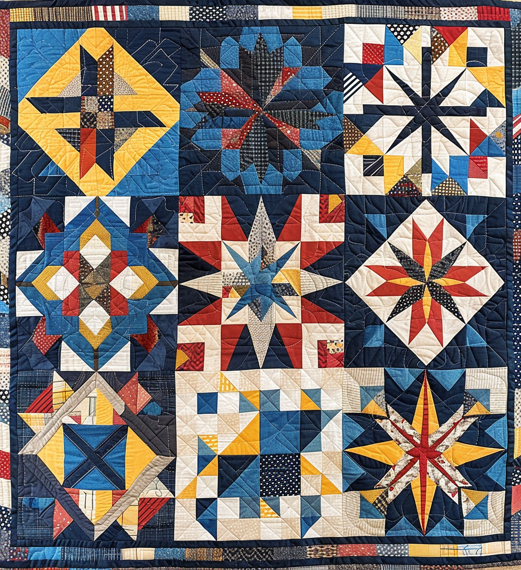 Heritage Harmony Quilted Blanket - Throw (55" x 60")