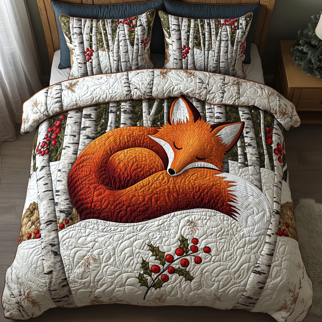 Hidden Hollow Quilted Bedding Set - Single (59" x 70")