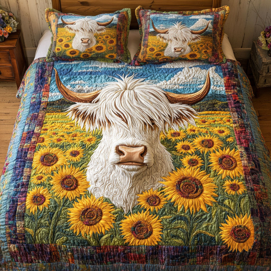 Highland Charm 3-Piece Quilted Bedding Set - Single (59" x 70")