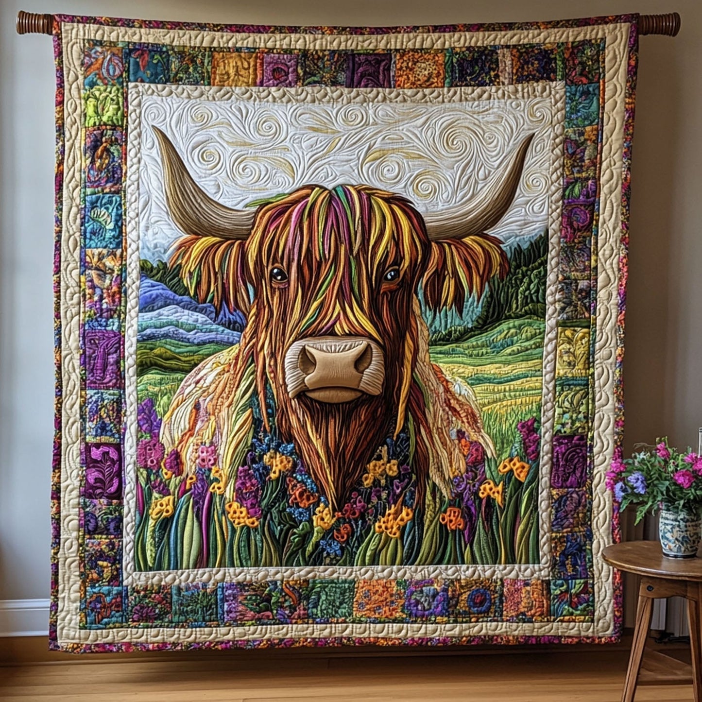 Highland Dream Quilted Blanket - Throw (55" x 60")