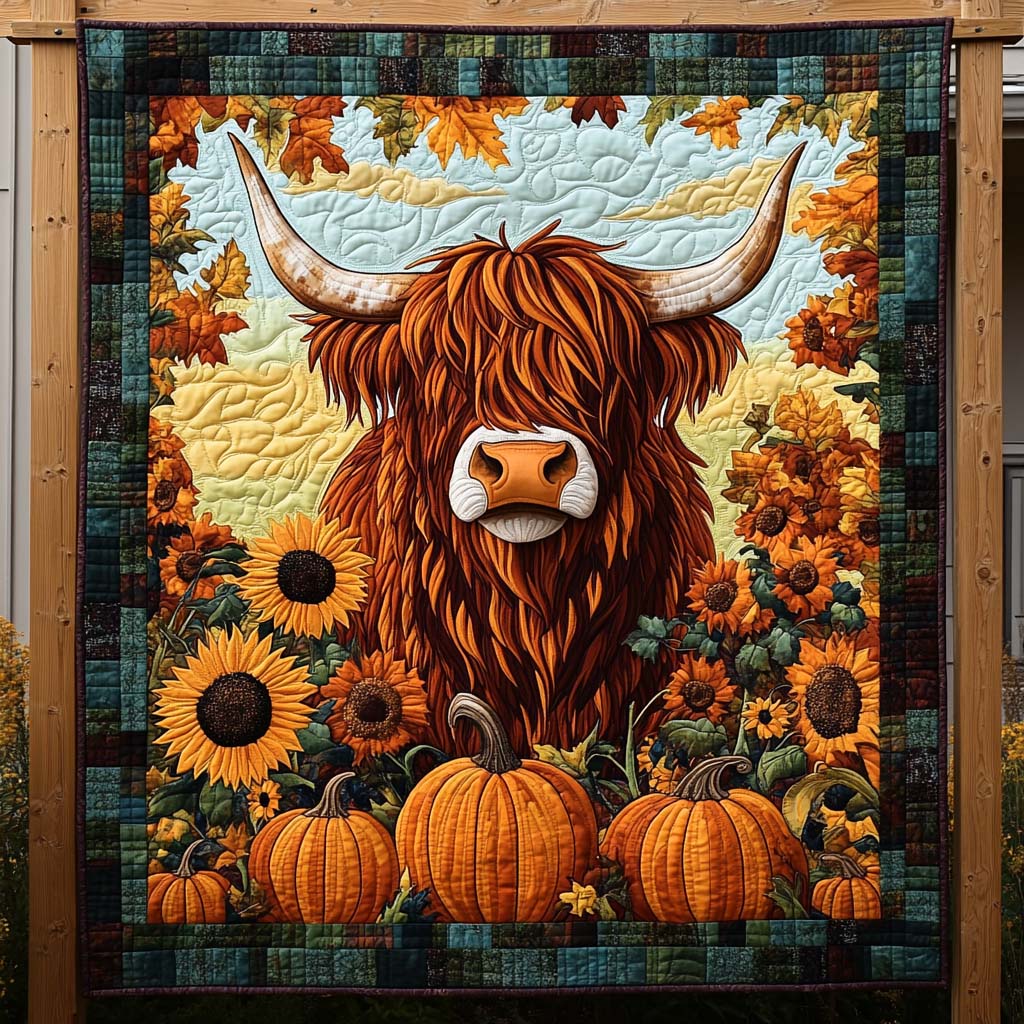 Highland Majesty Quilted Blanket - Throw (55" x 60")