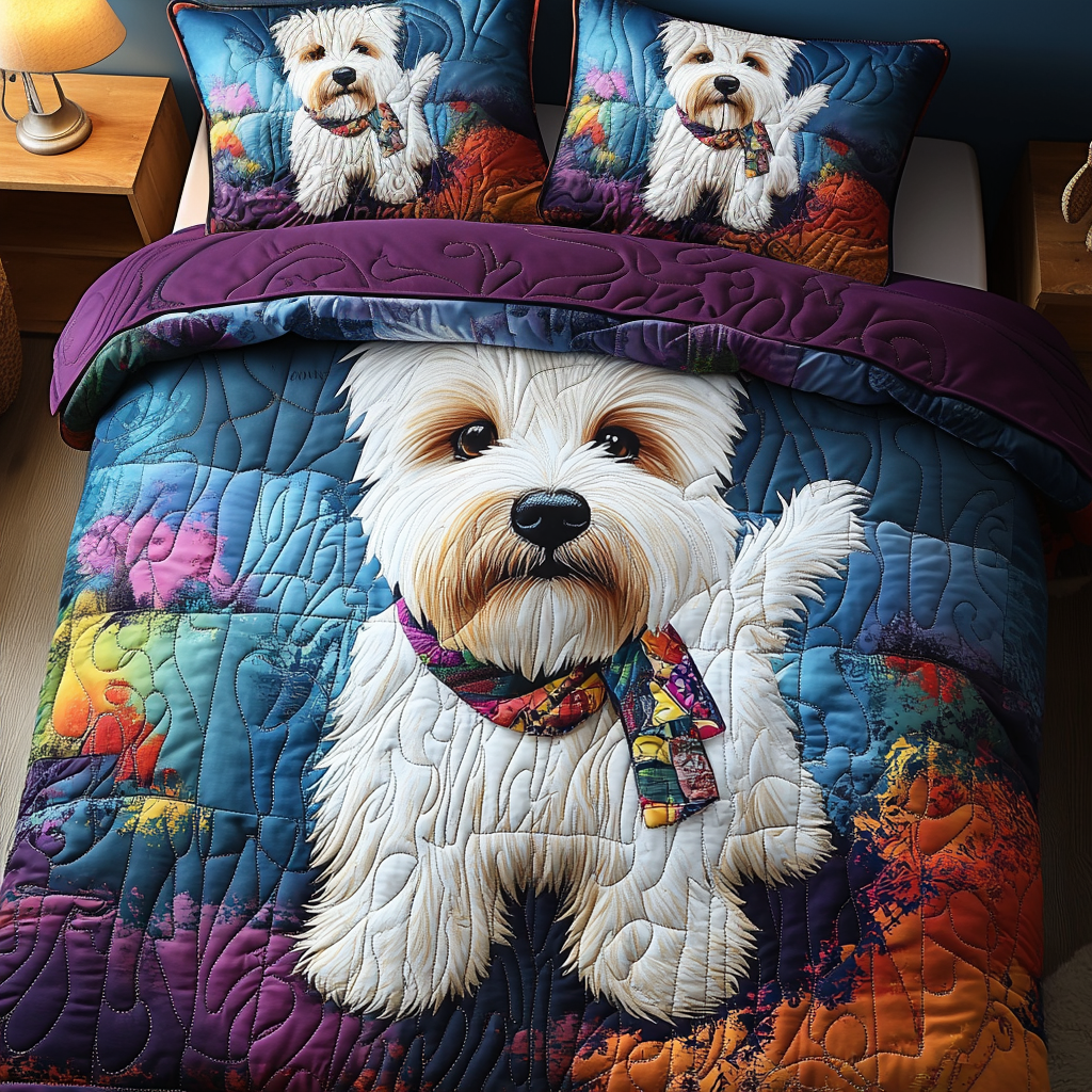 Highland Spirit 3-Piece Quilted Bedding Set - Single (59" x 70")