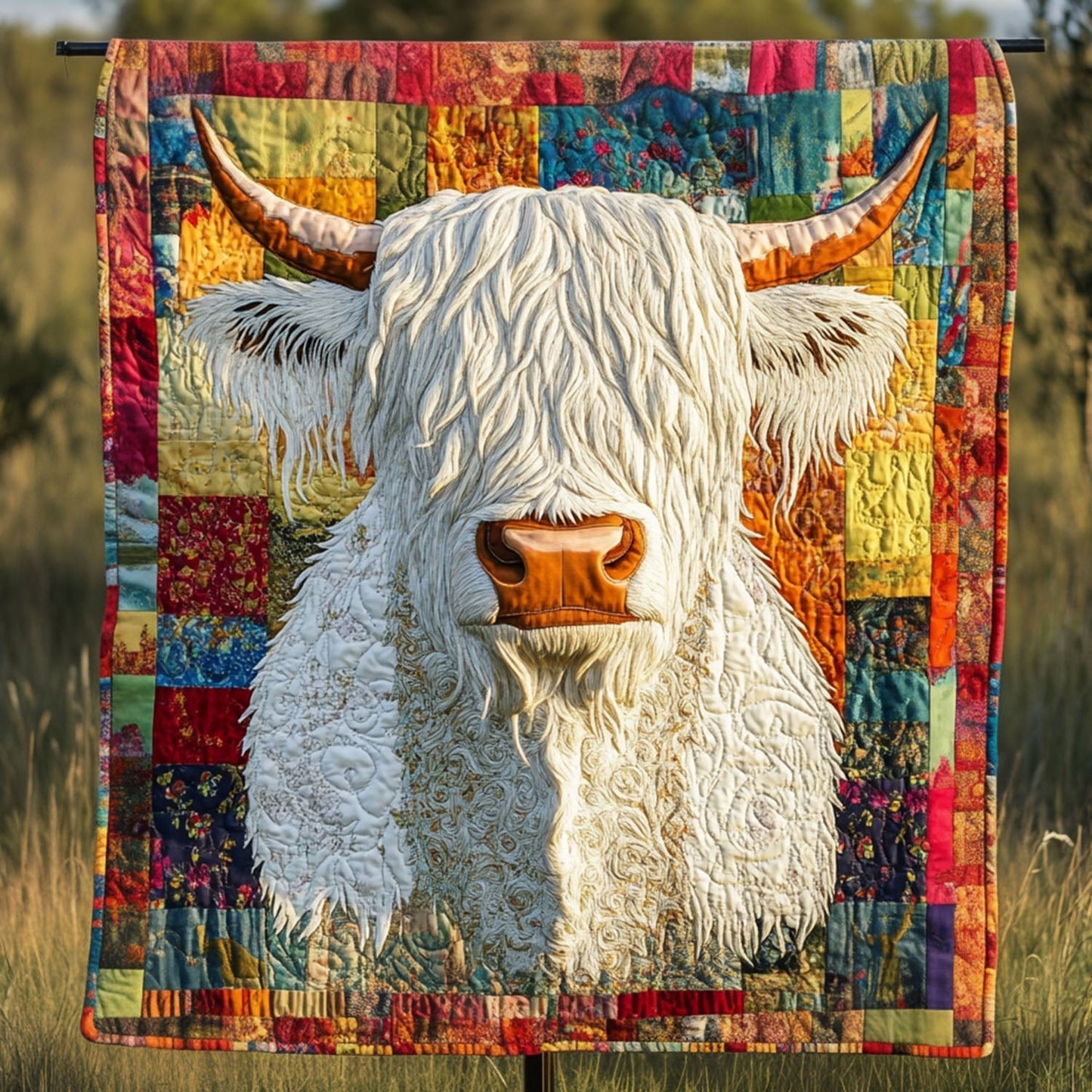 Highland Sunset Quilted Blanket - Throw (55" x 60")