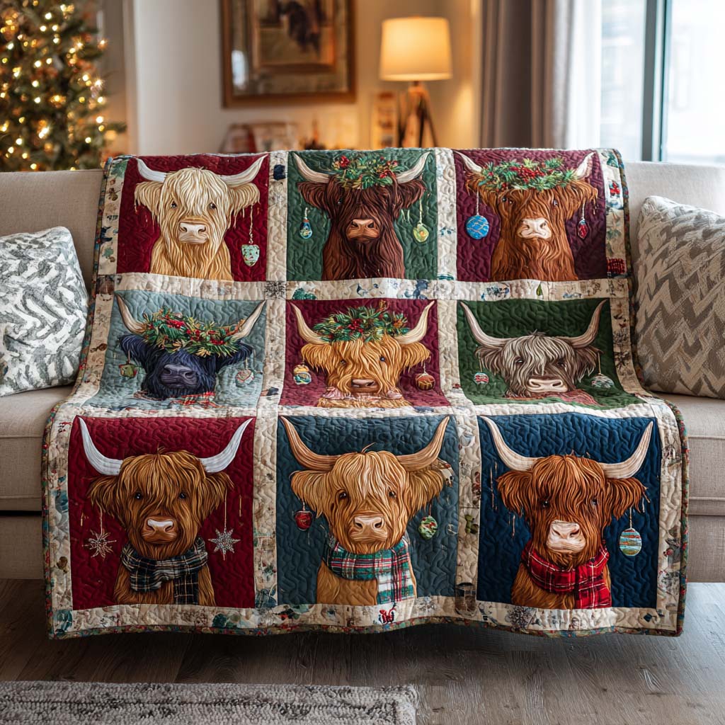 Highland Tranquil Quilted Blanket - Baby (30" x 40") - Pack 1