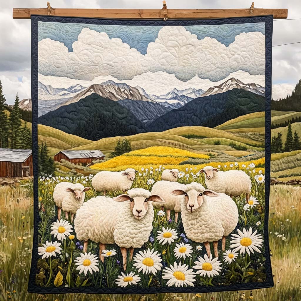 Highland Tranquility Quilted Blanket - Throw (55" x 60")