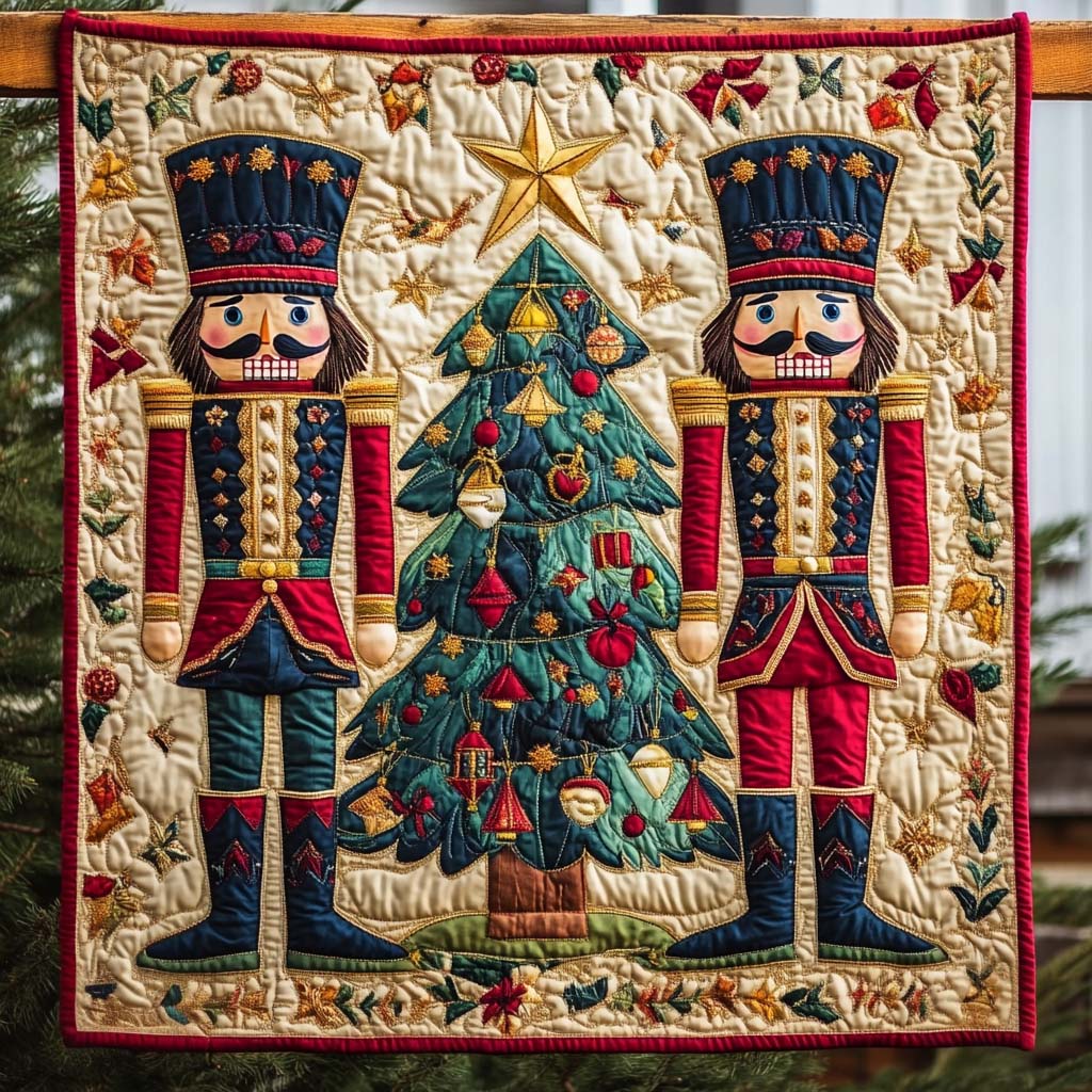 Holiday Sentinel Quilted Blanket - Throw (55" x 60")
