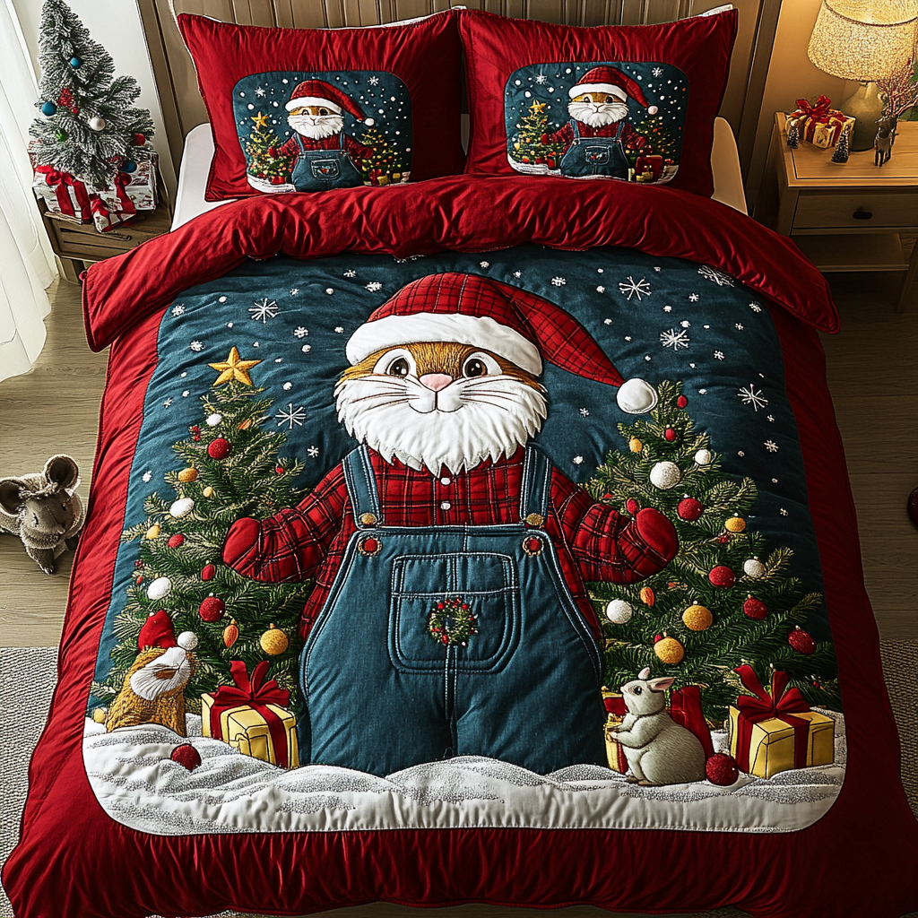 Holly Hopper Joy 3-Piece Quilted Bedding Set - Single (59" x 70")