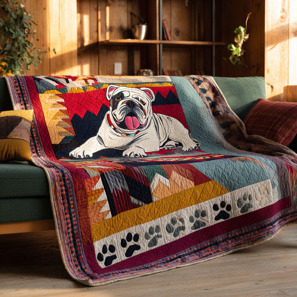 Homebody Bulldog Snuggle Quilted Blanket - Baby (30" x 40") - Pack 1