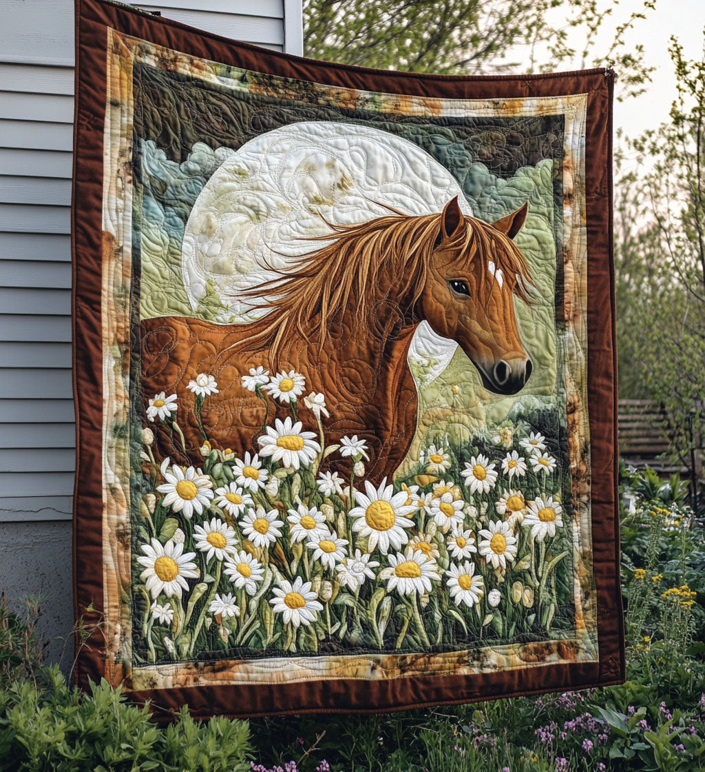 Horse Haven Quilted Blanket - Throw (55" x 60")