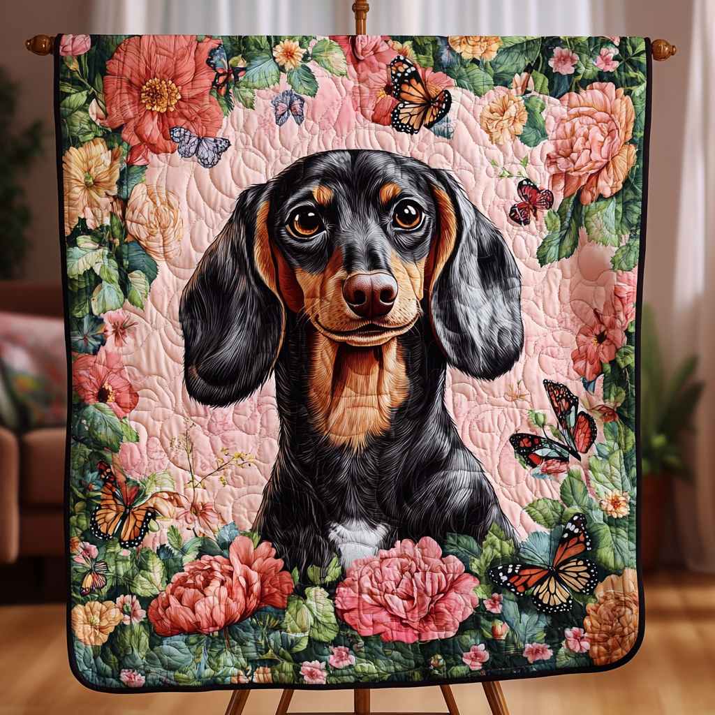 Hound Hug Quilted Blanket - Baby (30" x 40")