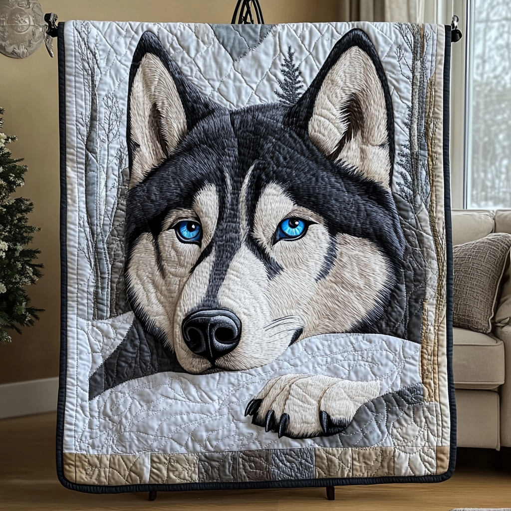 Huskey Pack Quilted Blanket - Baby (30" x 40")
