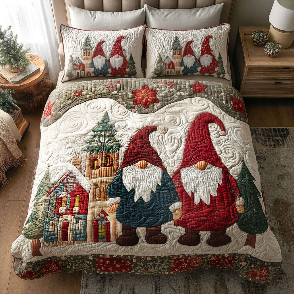 Icicle Tinker 3-Piece Quilted Bedding Set - Single (59" x 70")