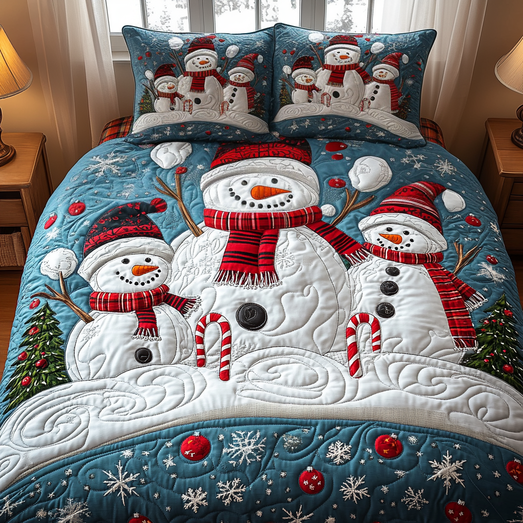 Icy Embrace Quilted Bedding Set - Single (59" x 70")