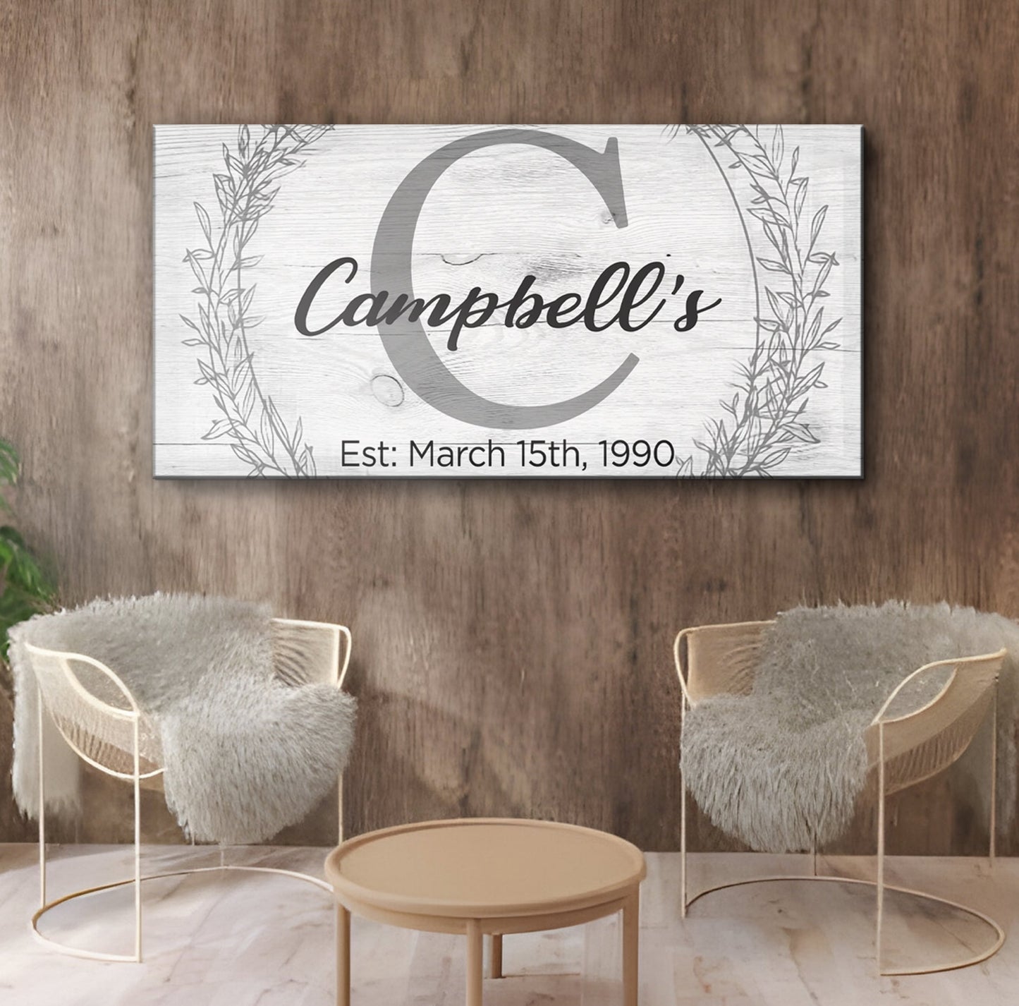 Family Monogram Sign III