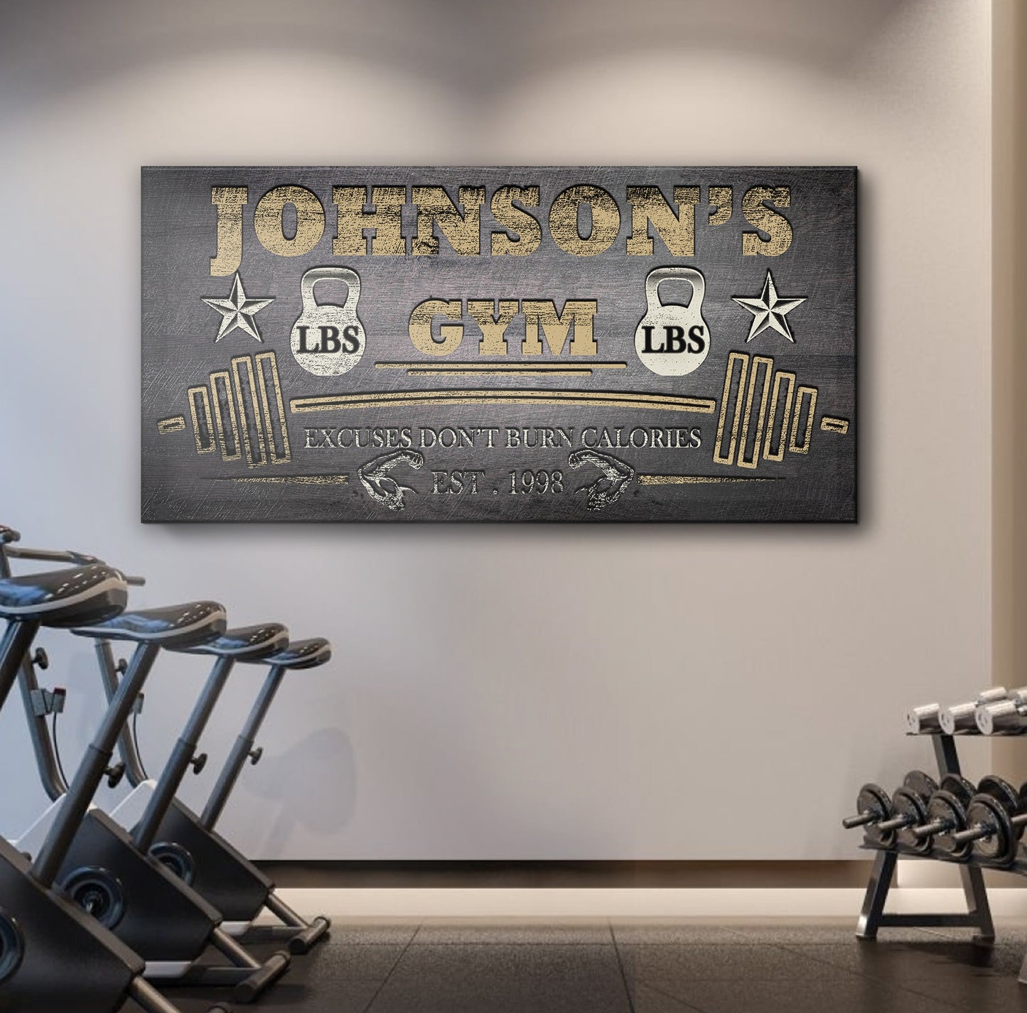 Gym Sign VIII - canvas