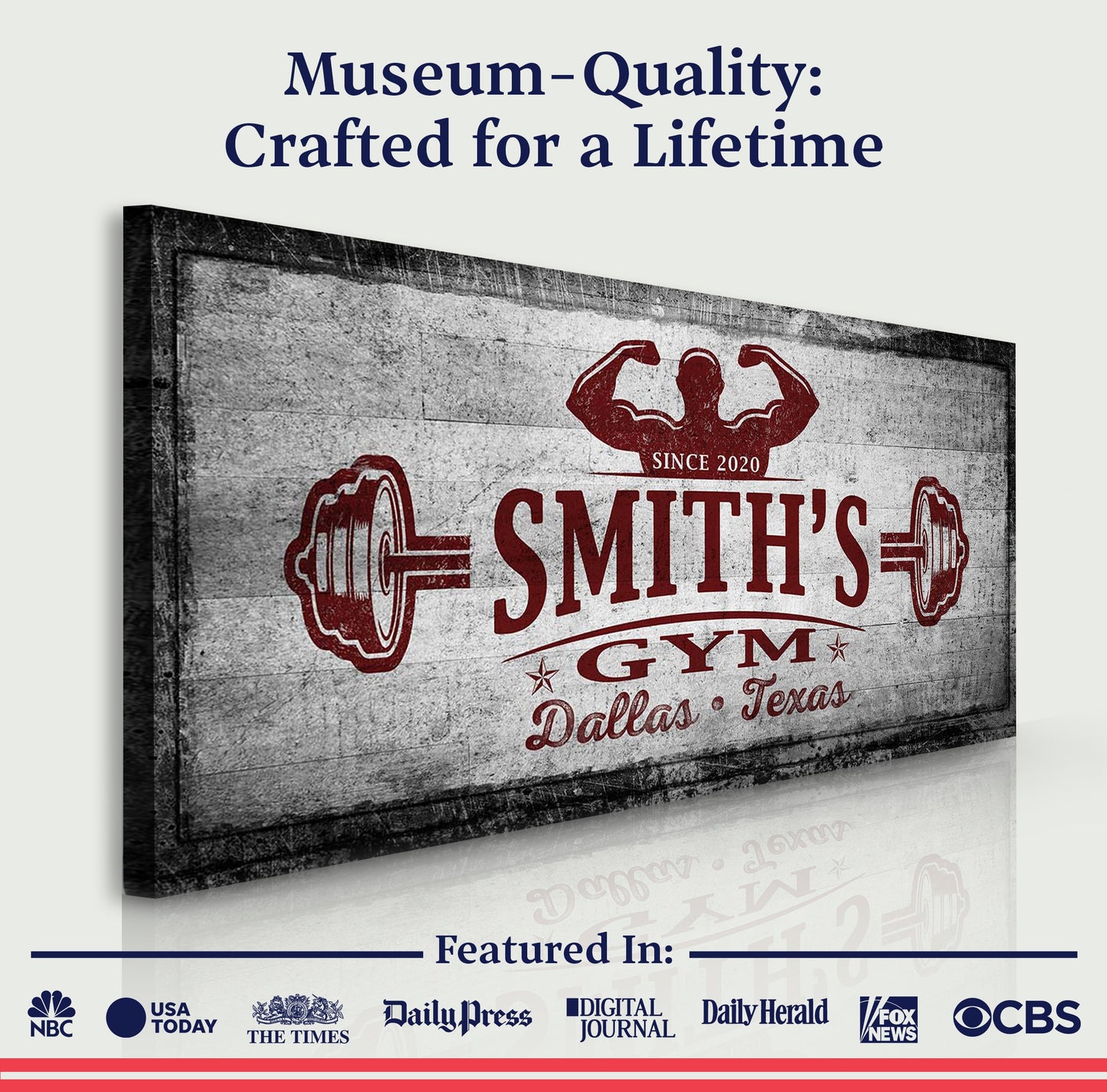 Gym Sign VI - canvas