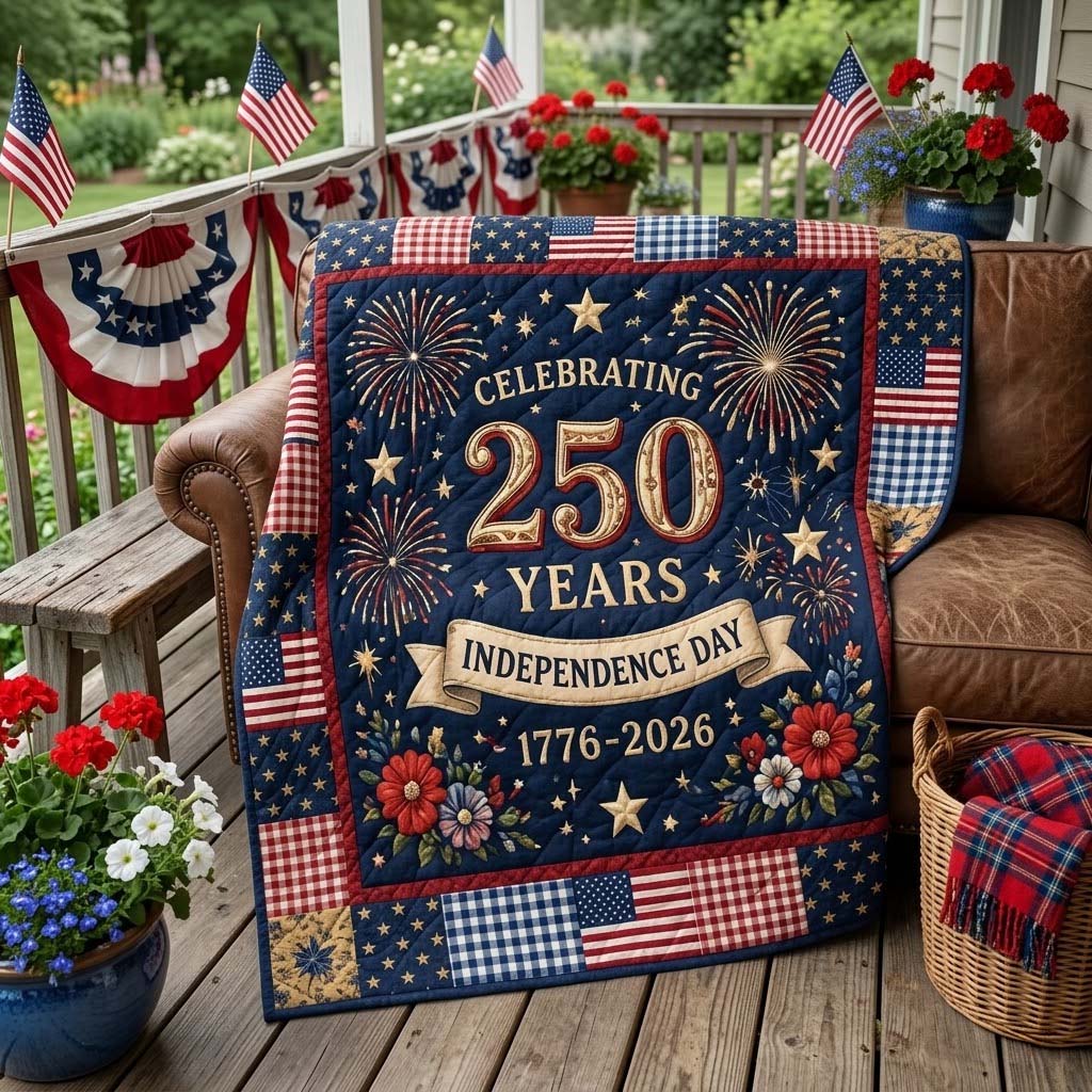 Independence Spirit Celebration Quilted Blanket - Baby (30" x 40") - Pack 1