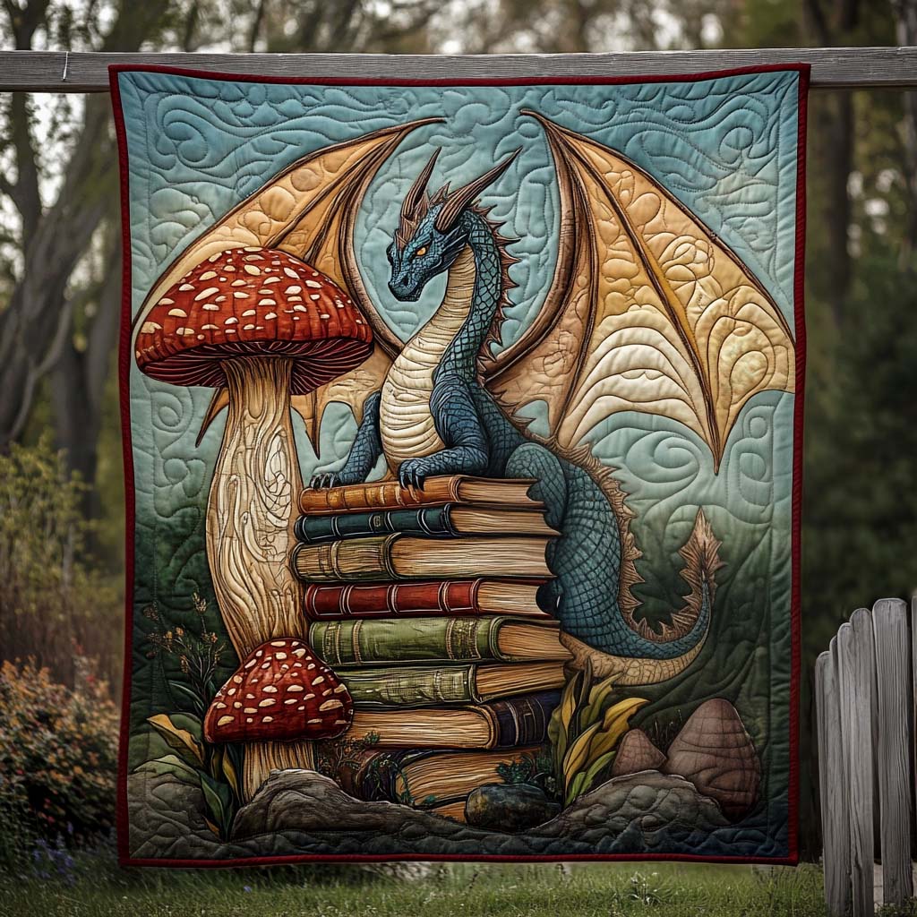 Inferno Roar Quilted Blanket - Throw (55" x 60")