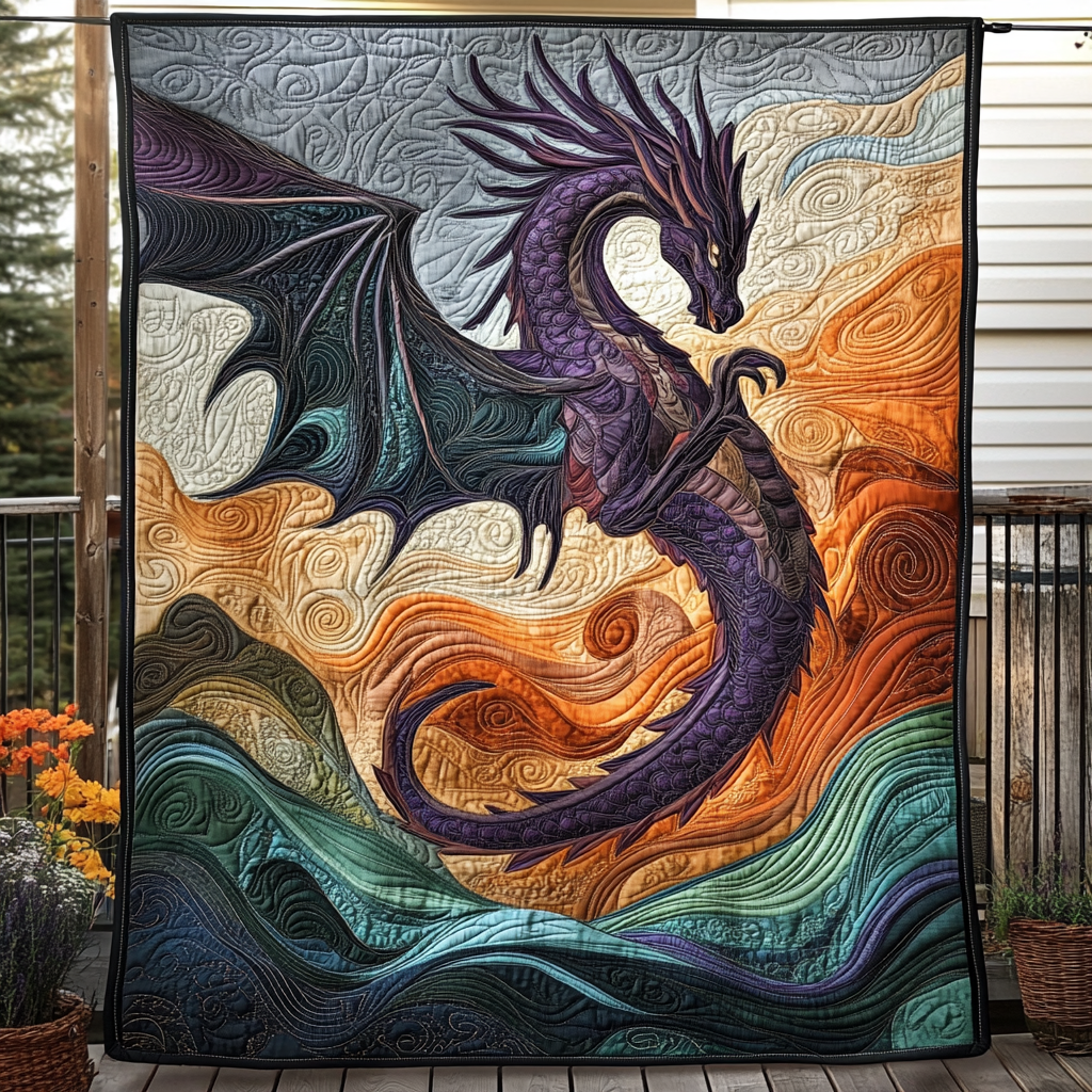 Inferno Sovereign Quilted Blanket - Throw (55" x 60")