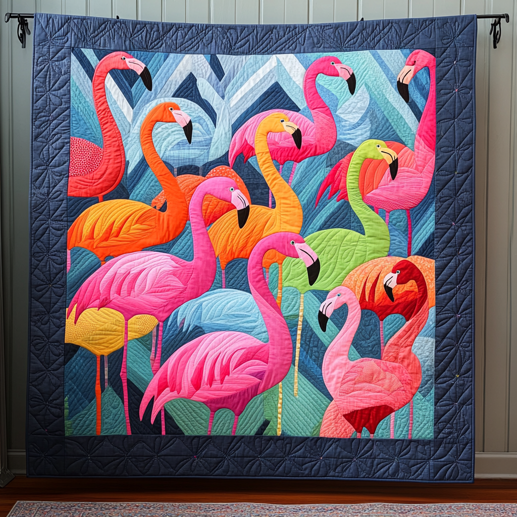 Island Serenade Quilted Blanket - Throw (55" x 60")